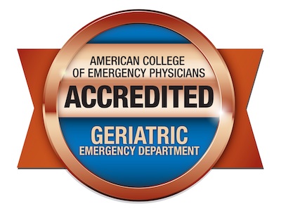 Level three geriatric emergency department accreditation logo