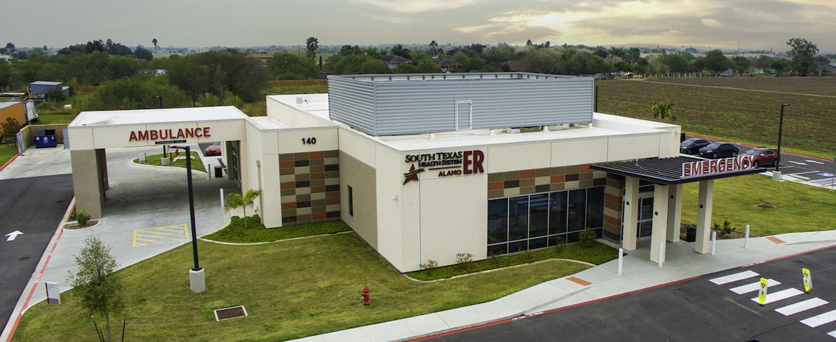 Exterior picture of ER at Alamo