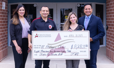 South Texas Health System Donates More Than $8,000 to El Milagro Clinic to Help Prevent Strokes