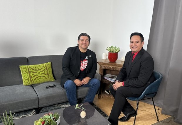 Rick Venecia and Tom Castaneda sitting together 