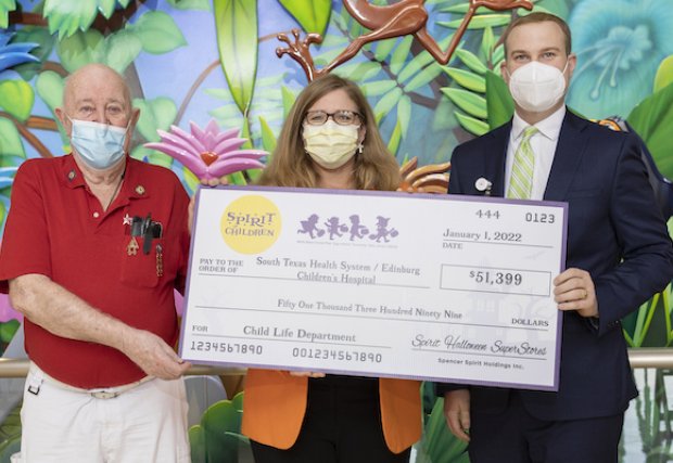 STHS Children's Receives Generous Donation From Spirit of Children for the Child Life Program