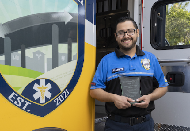 South Texas Health System Recognizes City of Pharr EMS Paramedic With Hometown Heroes Award