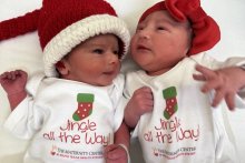 Babies Pia and Noel Mercado