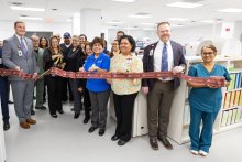 Ribbon cutting ceremony at the STHS Edinburg Laboratory Services Expansion Grand Opening