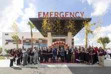 STHS employees at ribbon cutting ceremony for Pharr freestanding ER