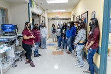 South Texas Health System Employees Meet With PSJA I.S.D. Healthcare Students to Offer Career Advice