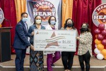 South Texas Health System Heart Donates Proceeds From Heroes With Heart 5K to the Stars Scholarship Fund