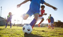 kids playing soccer