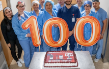 Group celebration of Dr Rodriguez