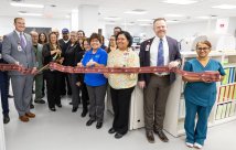 Ribbon cutting ceremony at the STHS Edinburg Laboratory Services Expansion Grand Opening
