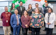 All the panelists at the education event