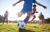 kids playing soccer